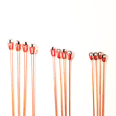 Single End Glass Seal Ntc Temperature Sensor For Auto Can Be Customized