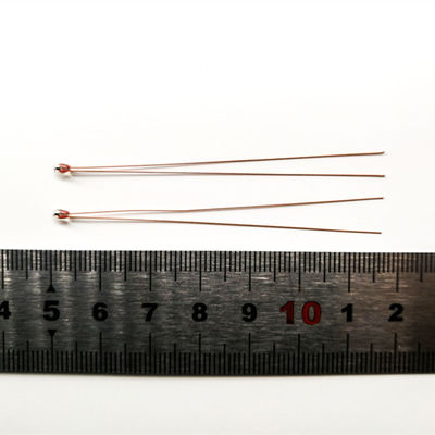 Single End Glass Seal Ntc Temperature Sensor For Auto Can Be Customized